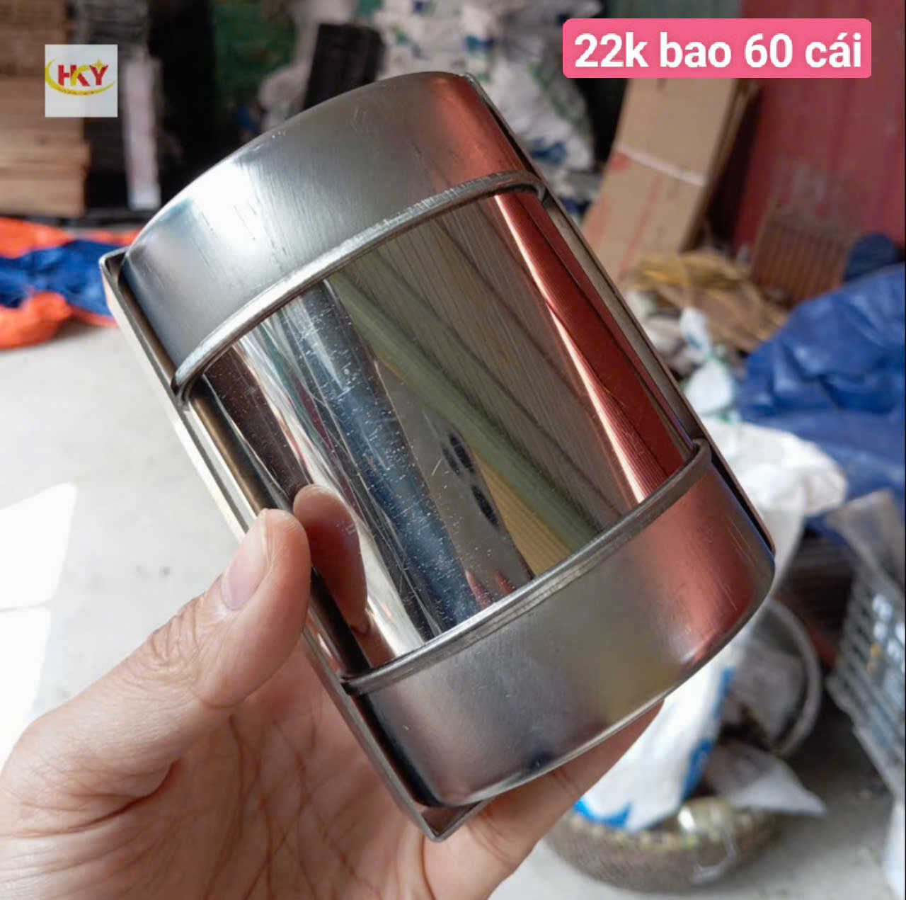 Giảm Sốc Khuôn Giò Lụa Inox 0.5kg Gia Dụng Hồng Kỳ