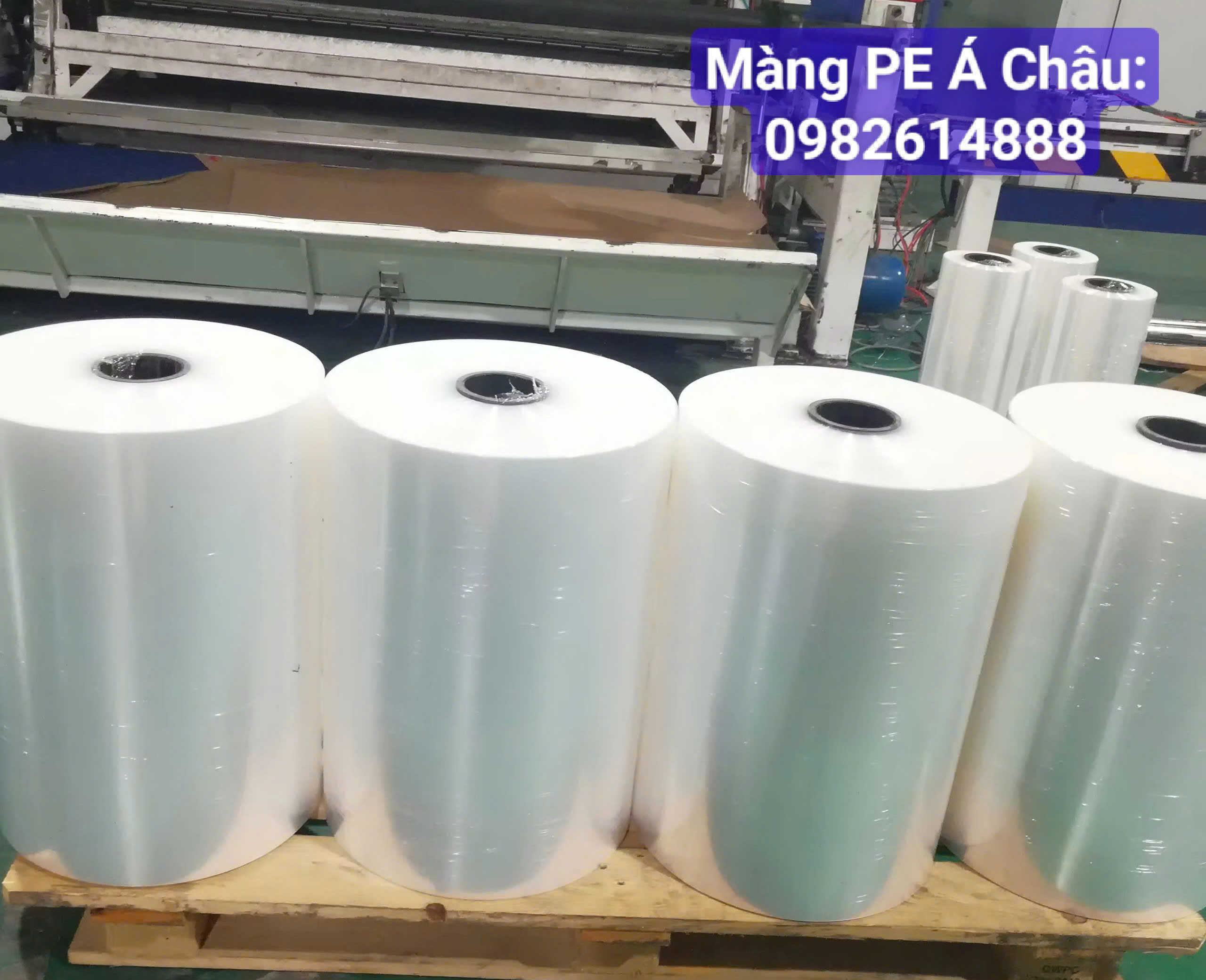 Quấn Hàng Pallet, Màng Co Quấn Hàng, Màng PE Bọc Hàng – Á Châu