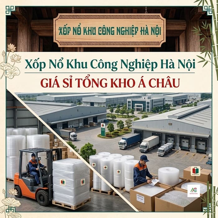 Tiêu chuẩn lựa chọn xốp nổ chống sốc cho dây chuyền đóng gói tại các KCN lớn
