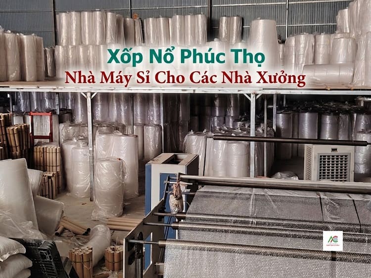 Cứu tinh" cho việc đóng gói tại Phúc Thọ: Xốp hơi Á Châu ship tận nơi