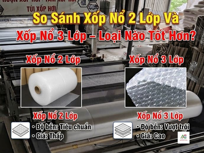 Phân Biệt Các Loại Xốp Hơi Đóng Hàng
